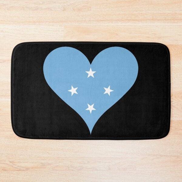 Item preview, Micronesia Heart Flag - Peace, Unity, Liberty designed and sold by NTGUILTY.