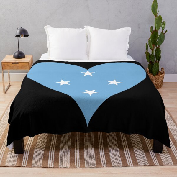 Item preview, Micronesia Heart Flag - Peace, Unity, Liberty designed and sold by NTGUILTY.