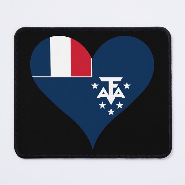 Item preview, French Southern and Antarctic Lands Heart Flag designed and sold by NTGUILTY.