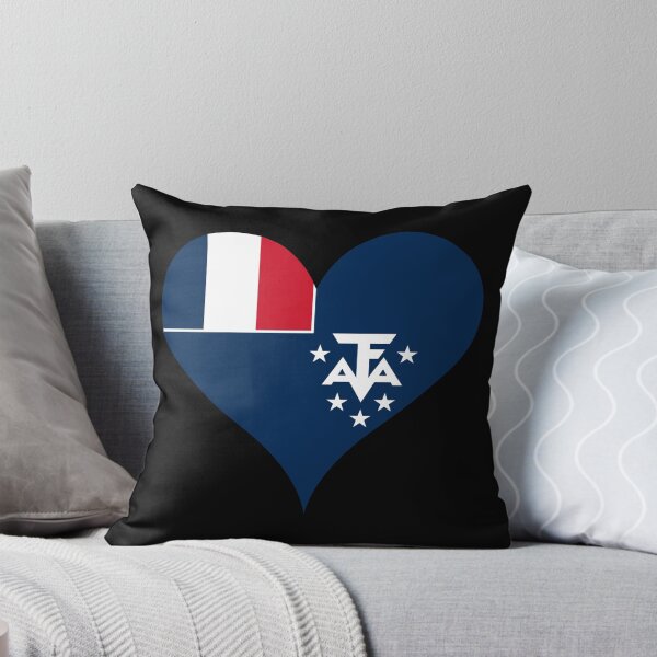 Item preview, French Southern and Antarctic Lands Heart Flag designed and sold by NTGUILTY.