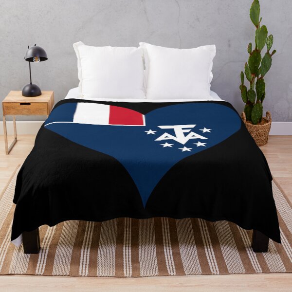 Item preview, French Southern and Antarctic Lands Heart Flag designed and sold by NTGUILTY.