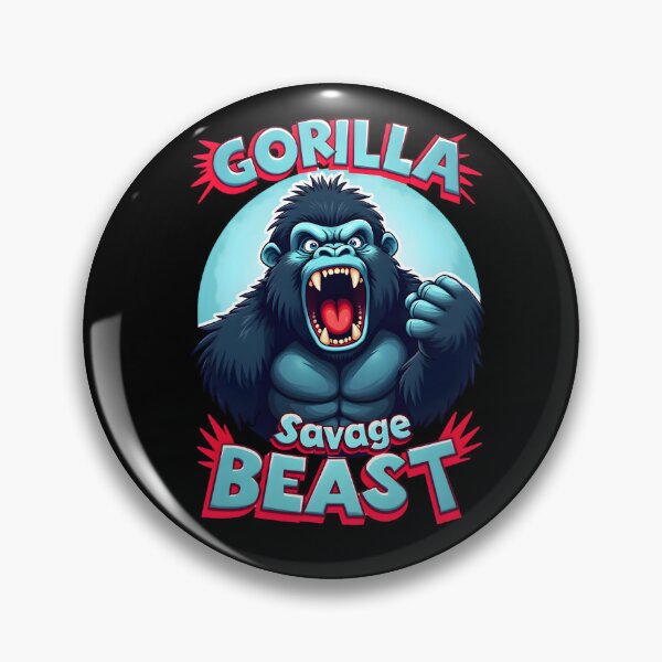 Item preview, Cartoon Gorilla Savage Beast designed and sold by FunCartoonSpot.