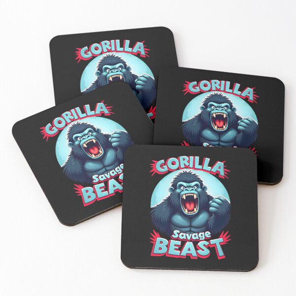 Item preview, Cartoon Gorilla Savage Beast designed and sold by FunCartoonSpot.