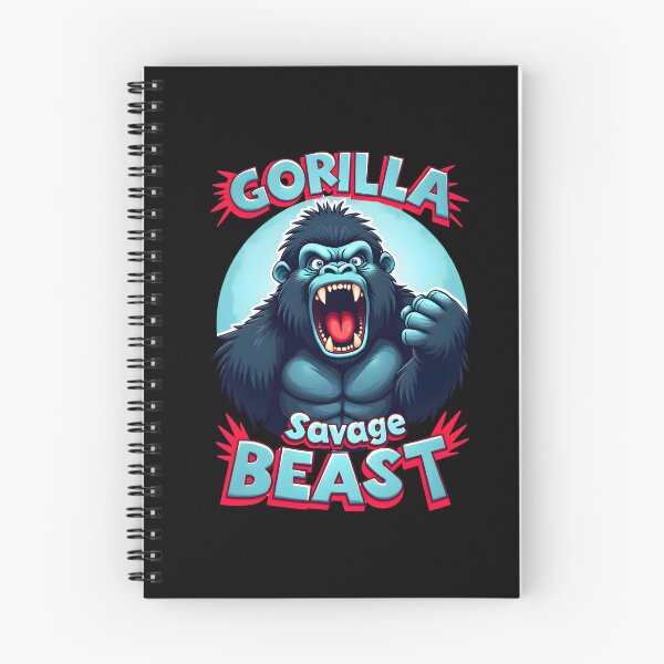 Item preview, Cartoon Gorilla Savage Beast designed and sold by FunCartoonSpot.