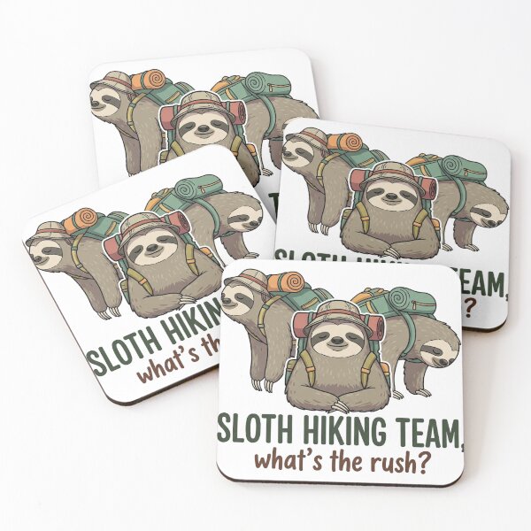 Item preview, Funny Sloth Hiking designed and sold by MinimalMyth.