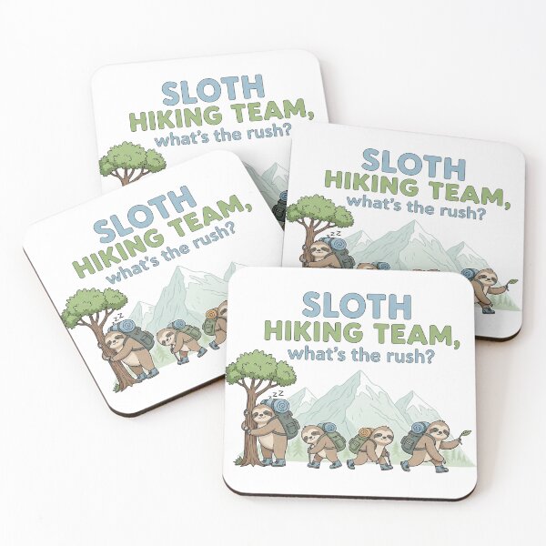 Item preview,  Funny Sloth Hiking designed and sold by MinimalMyth.