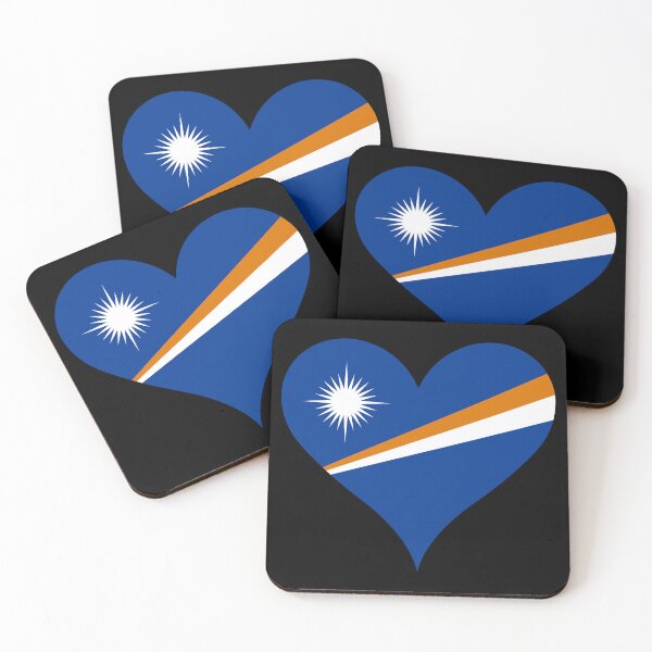Item preview, Marshall Islands Heart Flag - "Jepilpilin Ke Ejukaan" designed and sold by NTGUILTY.