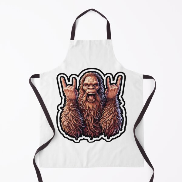 Item preview, Bigfoot giving the double Rock Horns symbol designed and sold by BrinaandPops.