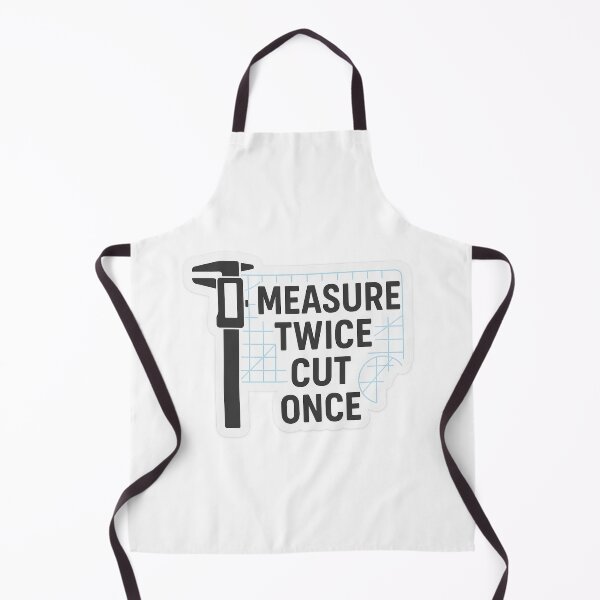 Item preview, Measure Twice Cut Once - Engineering STEM Graphic designed and sold by KPArtTime.