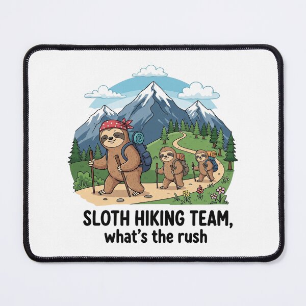 Item preview, Funny Sloth Hiking designed and sold by MinimalMyth.