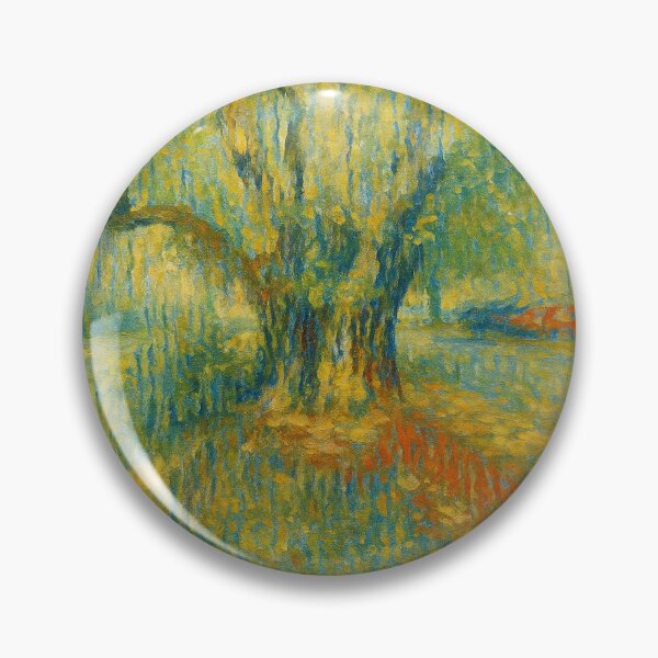 Item preview, Rainy Tree Wall Art in Impressionist Style designed and sold by SoulMagicArt.