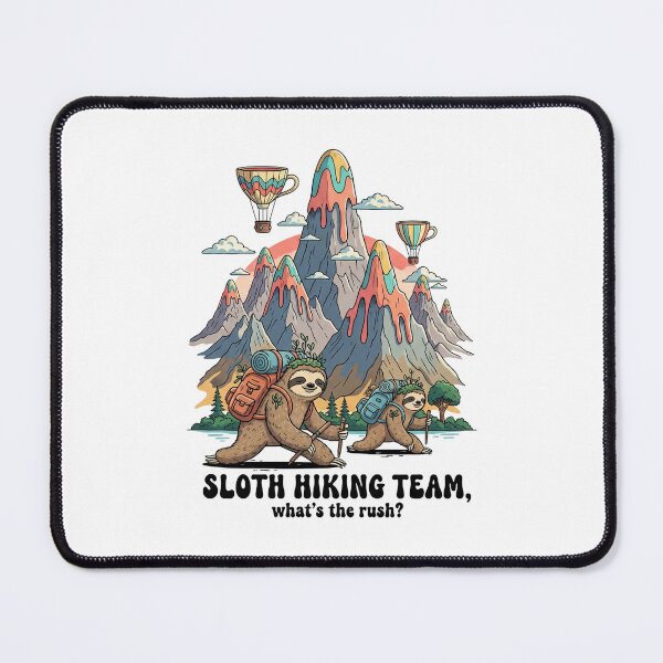Item preview, Funny Sloth Hiking designed and sold by MinimalMyth.