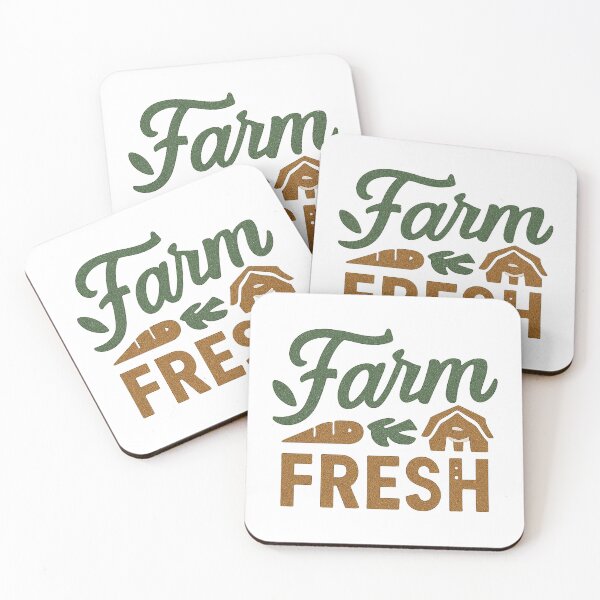 Item preview, Farm Fresh Support Local Farmers designed and sold by LoveDesignMania.