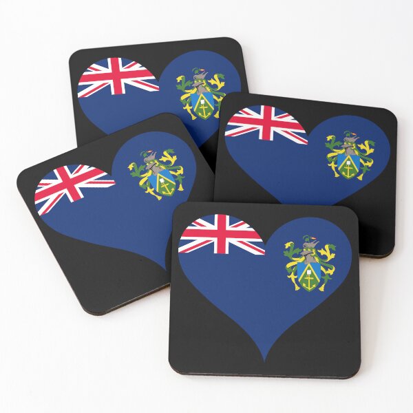Item preview, Pitcairn Islands Heart Flag designed and sold by NTGUILTY.