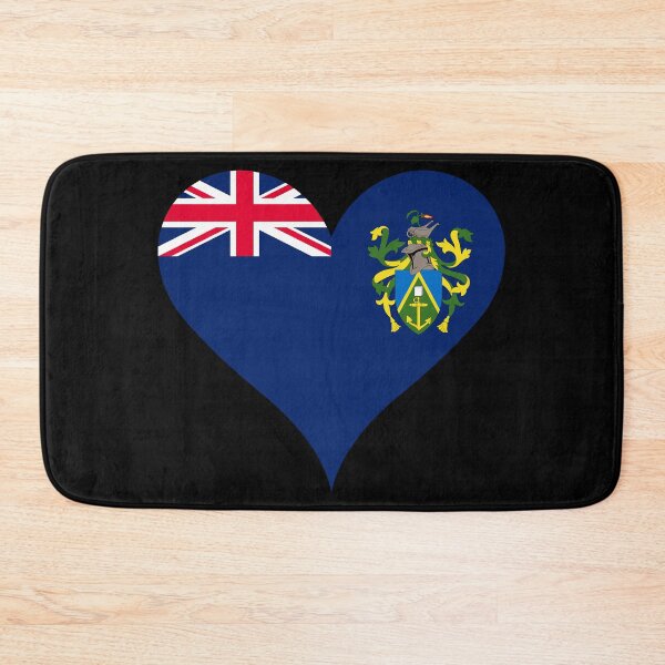 Item preview, Pitcairn Islands Heart Flag designed and sold by NTGUILTY.