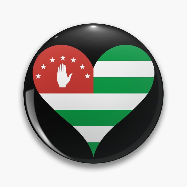 Item preview, Republic of Abkhazia Heart Flag designed and sold by NTGUILTY.