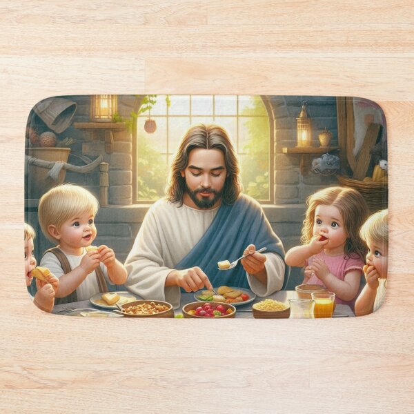 Item preview, Jesus Feasting with Little Ones designed and sold by JesusClub.