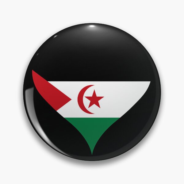 Item preview, Sahrawi Arab Democratic Republic Heart Flag designed and sold by NTGUILTY.