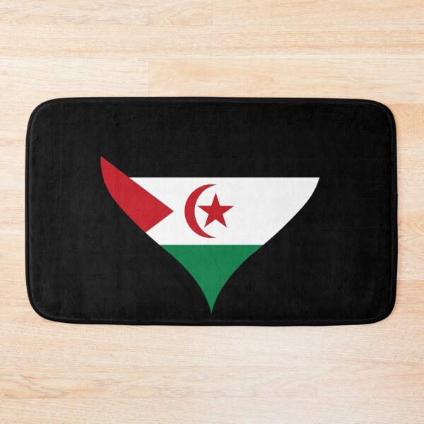 Item preview, Sahrawi Arab Democratic Republic Heart Flag designed and sold by NTGUILTY.