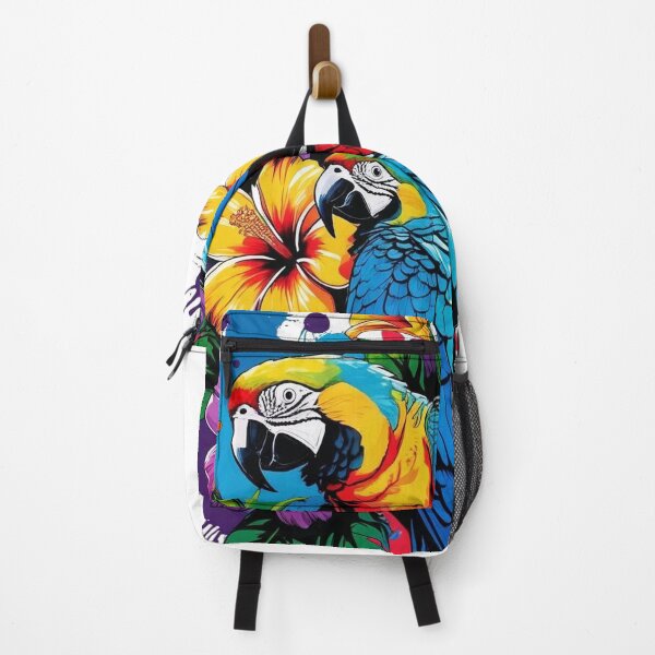 Item preview, Ink Splatter Parrot Print designed and sold by WildInkFusion.