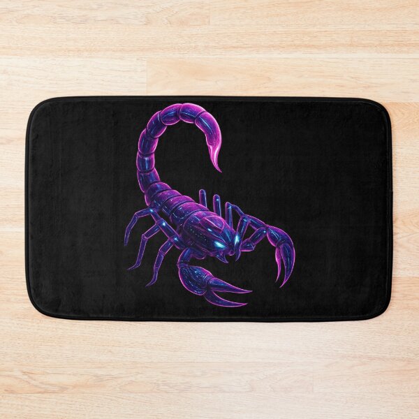 Item preview, Cyberpunk Neon Scorpion – Futuristic Synthwave Arachnid designed and sold by SEBRYS.
