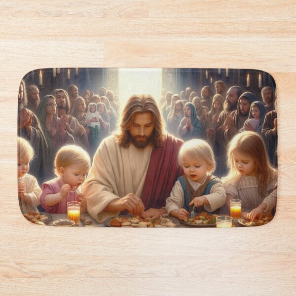 Item preview, Jesus Feasting with his followers designed and sold by JesusClub.