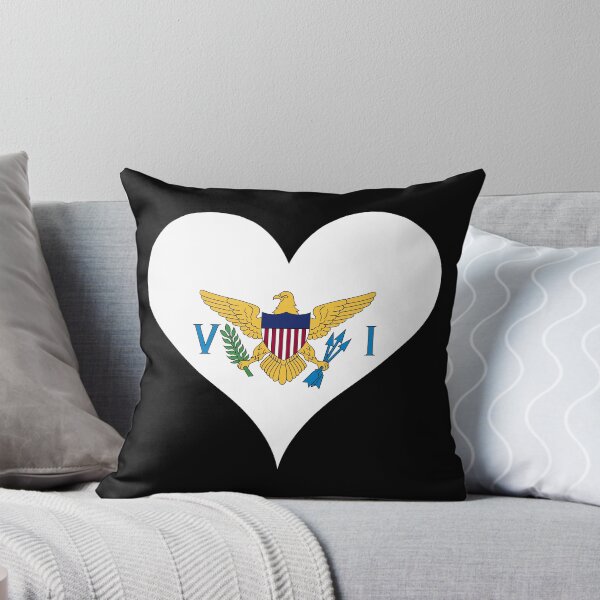 Item preview, United States Virgin Islands Heart Flag designed and sold by NTGUILTY.