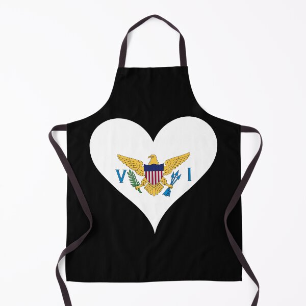 Item preview, United States Virgin Islands Heart Flag designed and sold by NTGUILTY.