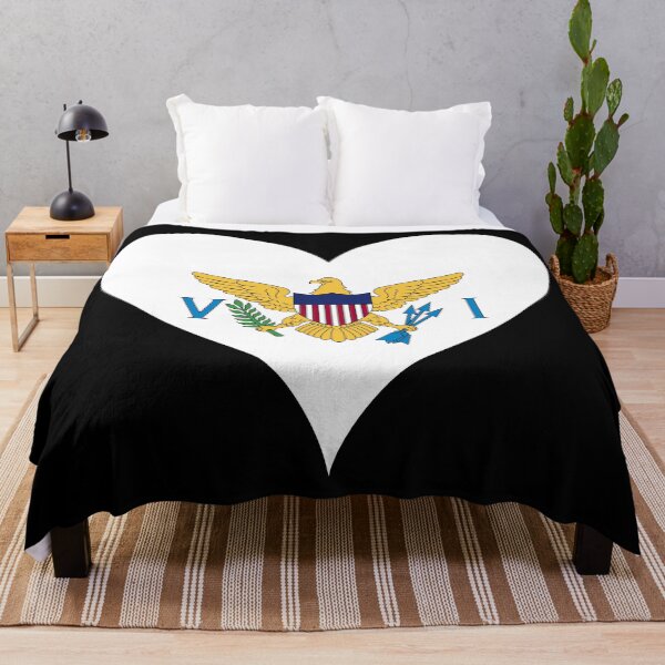 Item preview, United States Virgin Islands Heart Flag designed and sold by NTGUILTY.