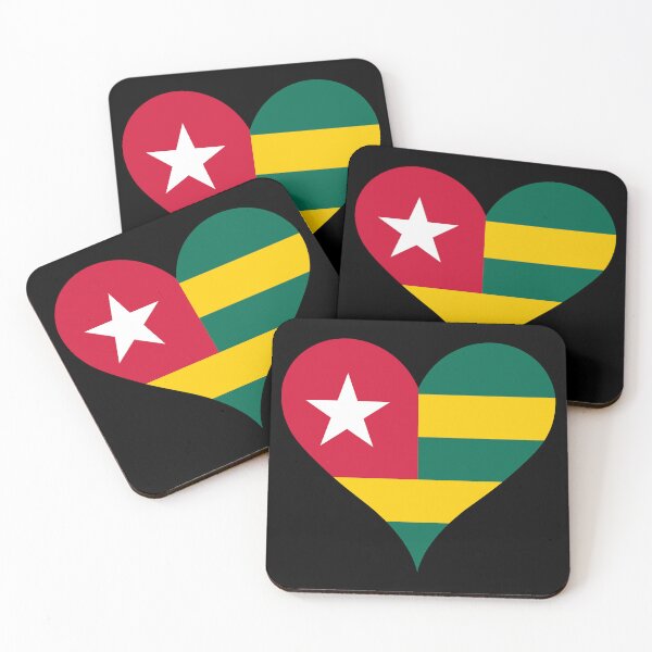 Item preview, Togo Heart Flag designed and sold by NTGUILTY.