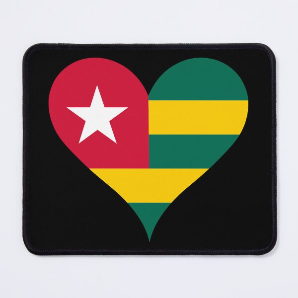 Item preview, Togo Heart Flag designed and sold by NTGUILTY.