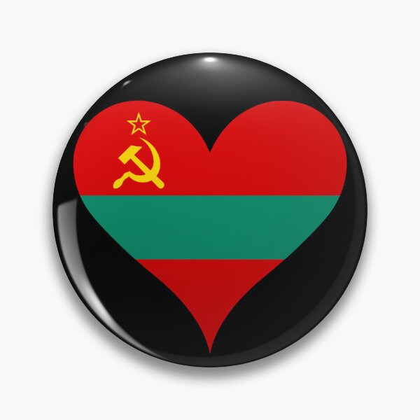 Item preview, Transnistria Heart Flag designed and sold by NTGUILTY.