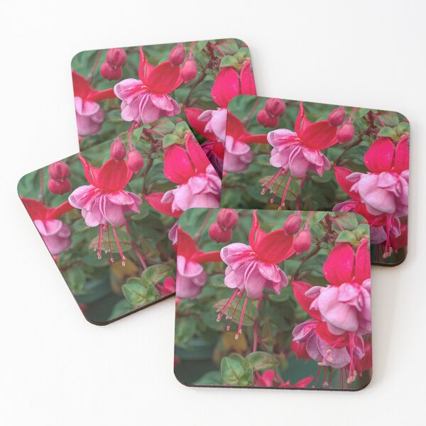 Item preview, Purple, pink and Red Wave of Fuchsia Blooms  designed and sold by Sakurafy.