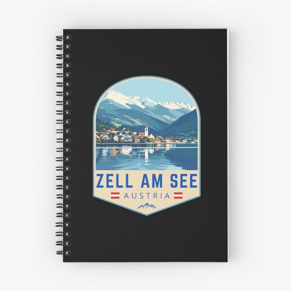 Item preview, Zell am See in Salzburg Austria, Retro Travel Art Emblem designed and sold by MaateoDesign.