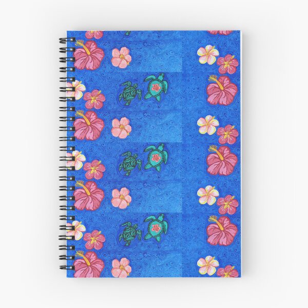 Item preview, Hawaiian Hibiscus and Sea Turtles Painting designed and sold by PEACELOVERSART.