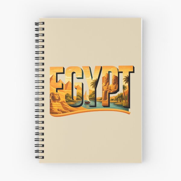 Item preview, Egypt -- Pyramids, Sphinx & Nile Typography Art designed and sold by Myra365Art.