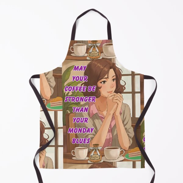 Item preview, MAY YOUR COFFEE BE STRONGER THAN YOUR MONDAY BLUES designed and sold by Richastudio.