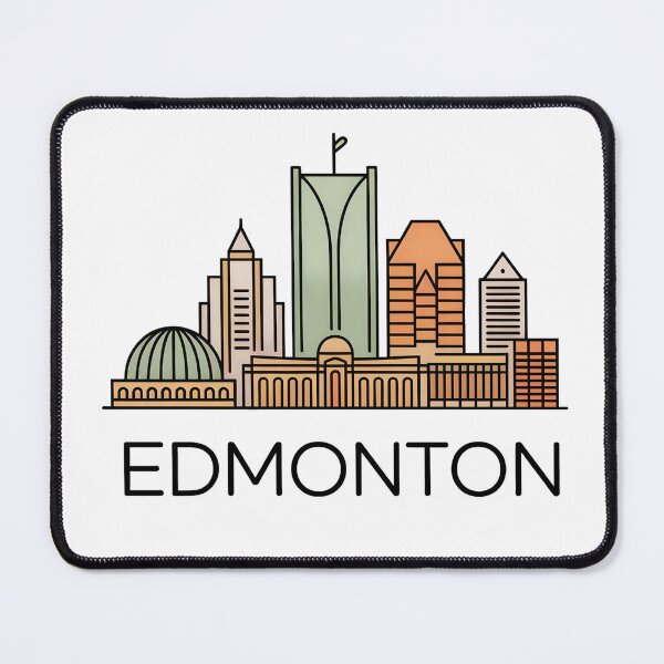 Item preview, Edmonton Skyline – Minimalist Alberta Travel Souvenir Design designed and sold by Paper Drip.