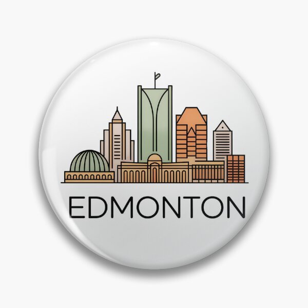 Item preview, Edmonton Skyline – Minimalist Alberta Travel Souvenir Design designed and sold by Paper Drip.