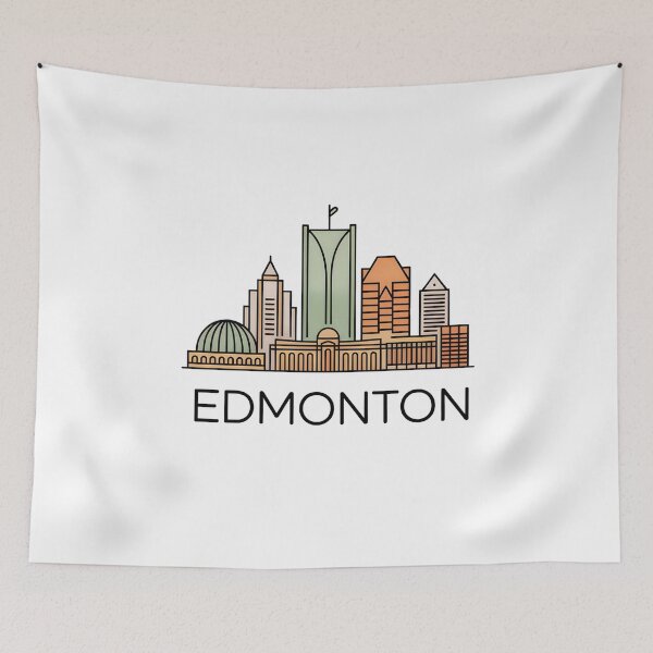 Item preview, Edmonton Skyline – Minimalist Alberta Travel Souvenir Design designed and sold by Paper Drip.