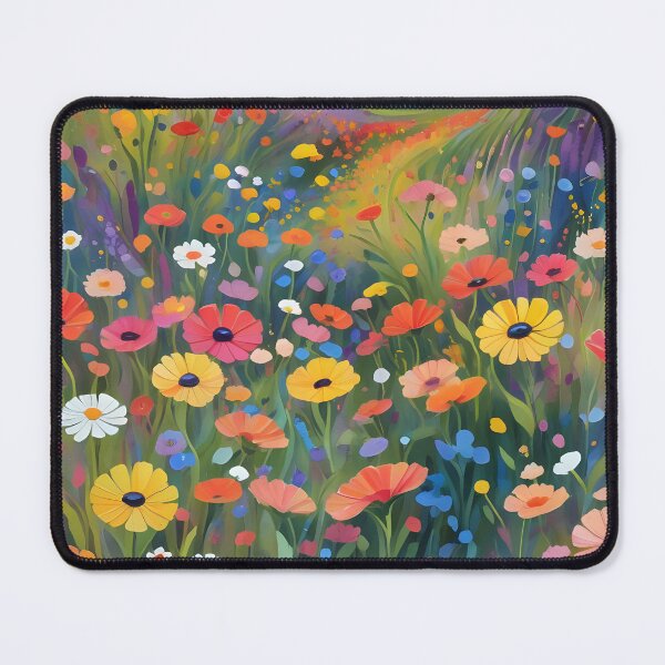 Item preview, Painterly Sunset Flower Meadow designed and sold by ByNicoleSara.