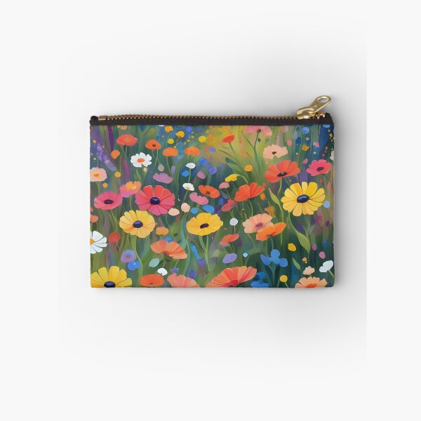 Item preview, Painterly Sunset Flower Meadow designed and sold by ByNicoleSara.