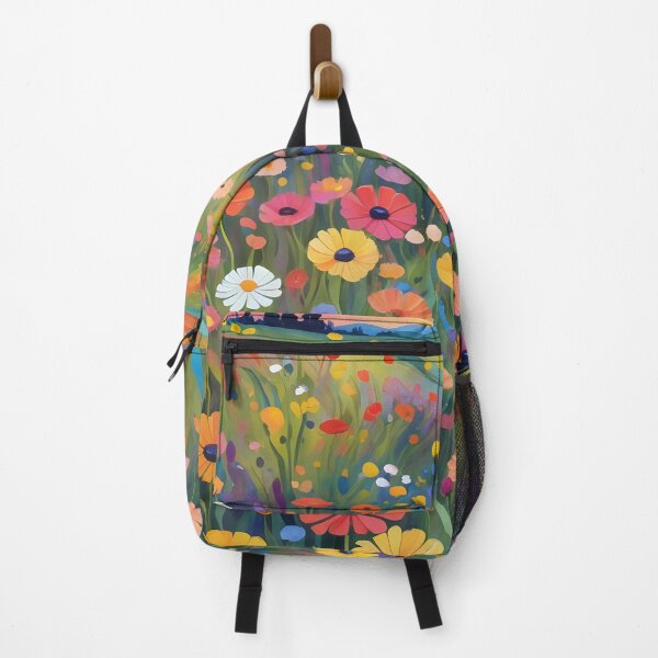 Item preview, Painterly Sunset Flower Meadow designed and sold by ByNicoleSara.