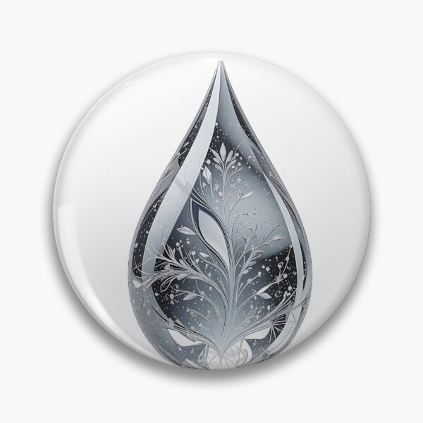 Item preview, Teardrop Shaped Ornament with Floral and Botanical Patterns designed and sold by Creative88Art.