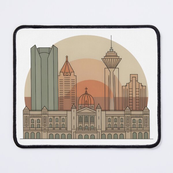 Item preview, Edmonton Skyline – Minimalist Alberta Travel Souvenir Design designed and sold by Paper Drip.