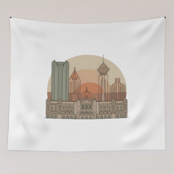 Item preview, Edmonton Skyline – Minimalist Alberta Travel Souvenir Design designed and sold by Paper Drip.