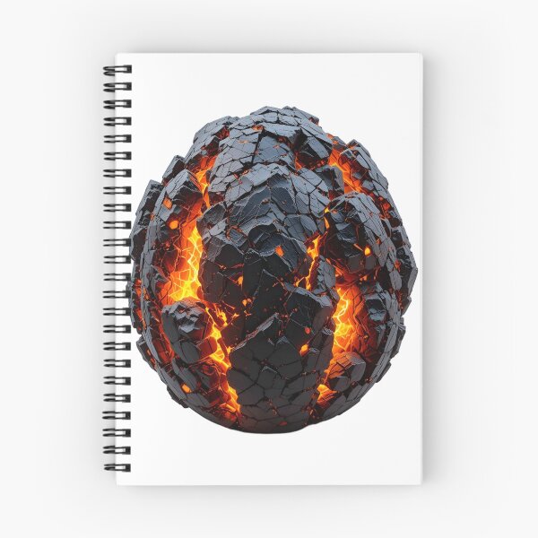Item preview, Glowing Cracked Sphere with Lava Like Light on Black Background designed and sold by Creative88Art.