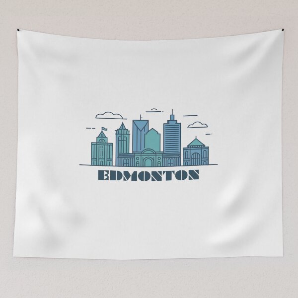 Item preview, Edmonton Skyline – Minimalist Alberta Travel Souvenir Design designed and sold by Paper Drip.