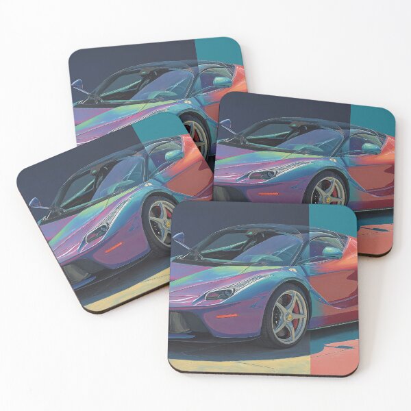 Item preview, Bold Pop Art Ferrari LaFerrari Poster for Car Lovers designed and sold by AutoPopStudio.
