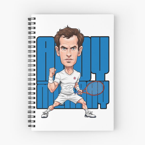 Item preview, Hilarious caricature of Andy Murray, Scottish tennis legend designed and sold by vectorlove.